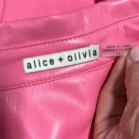 Alice + Olivia Pink Belted Dress - Picture 8 of 10